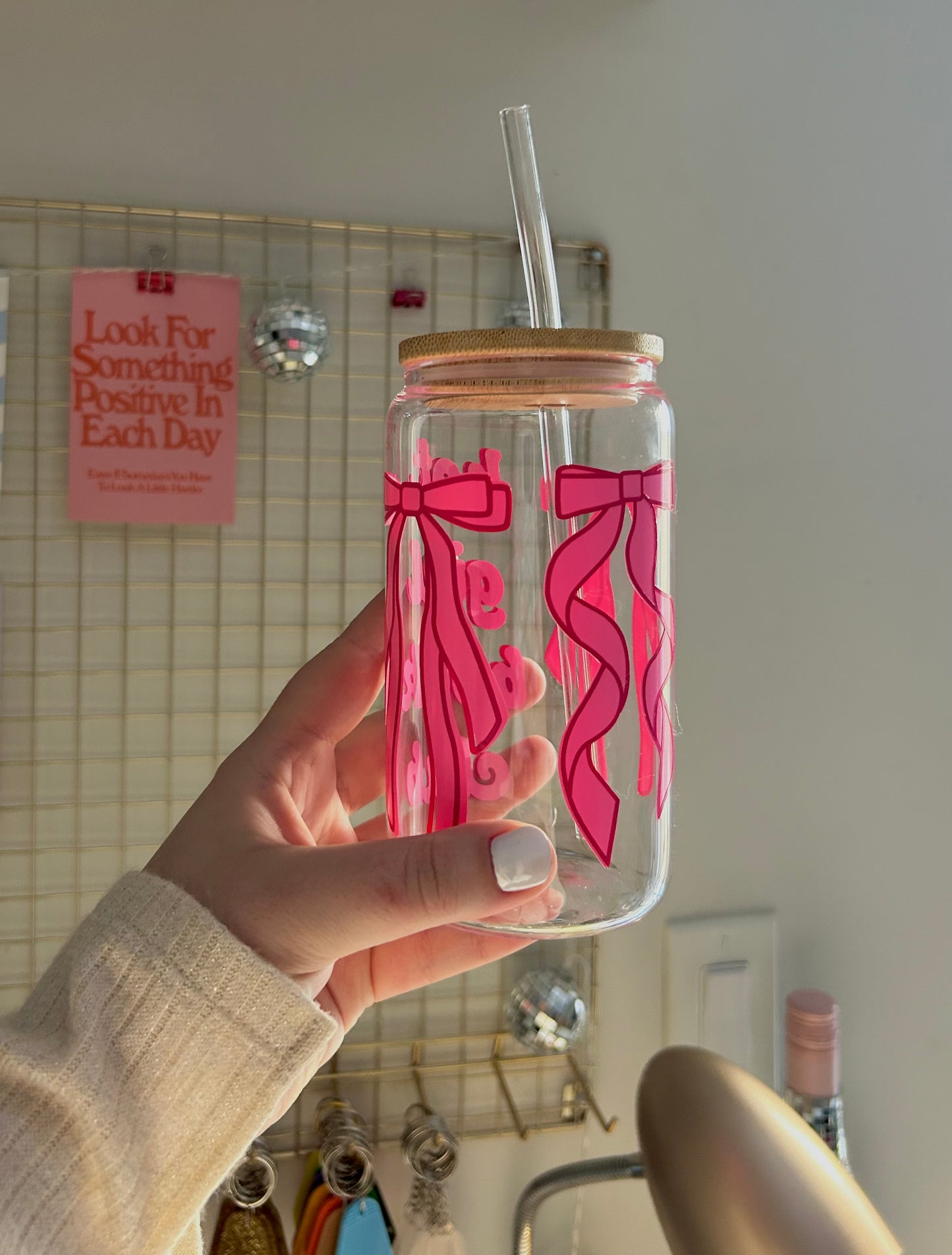 Hot girl book cup glass