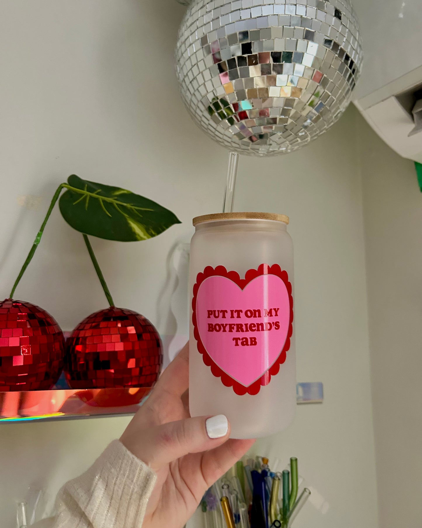 Boyfriends Tab Can Glass
