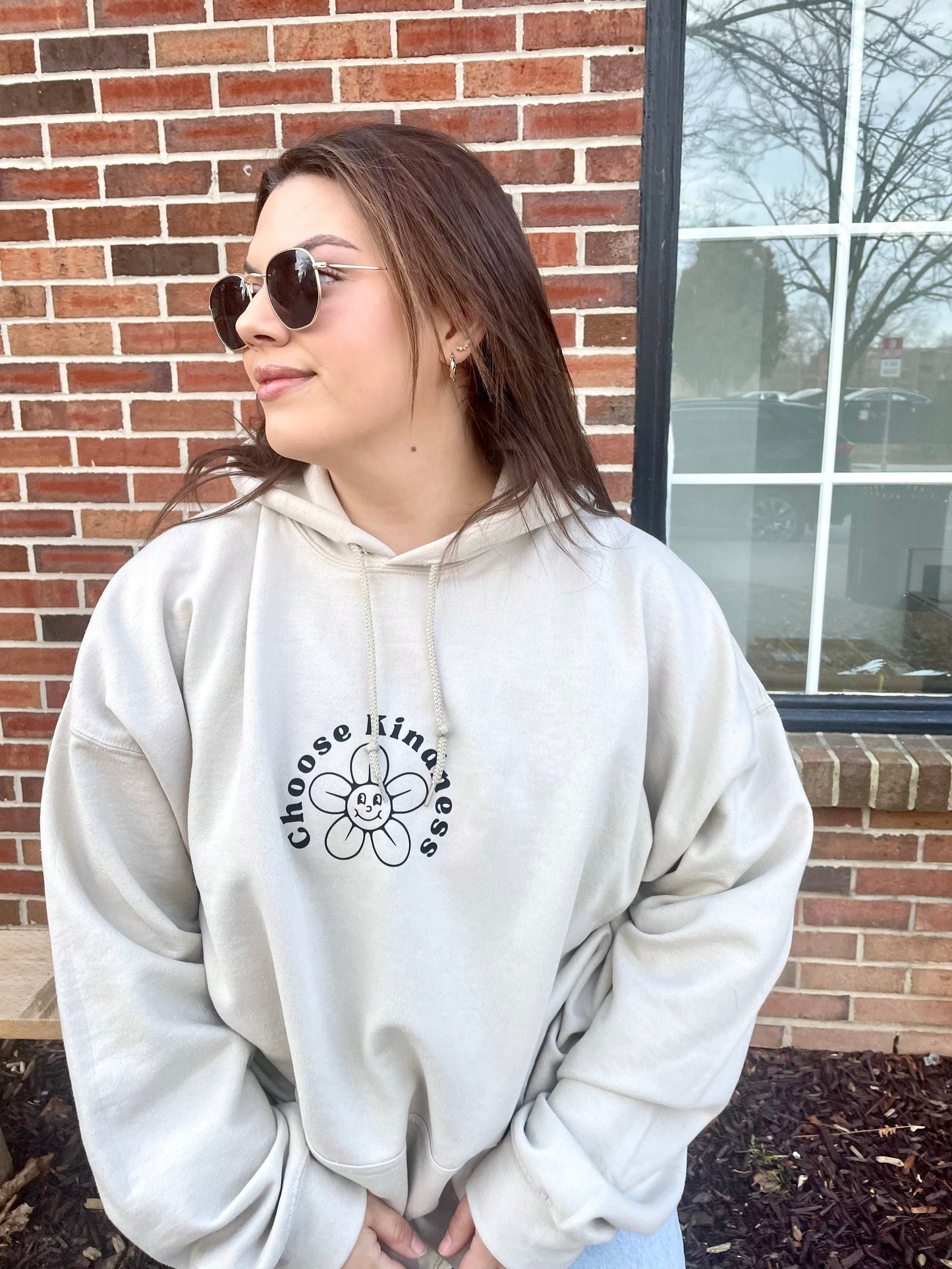 Choose Kindness Hooded Sweatshirt / Neutral hoodie / You got this hoodie