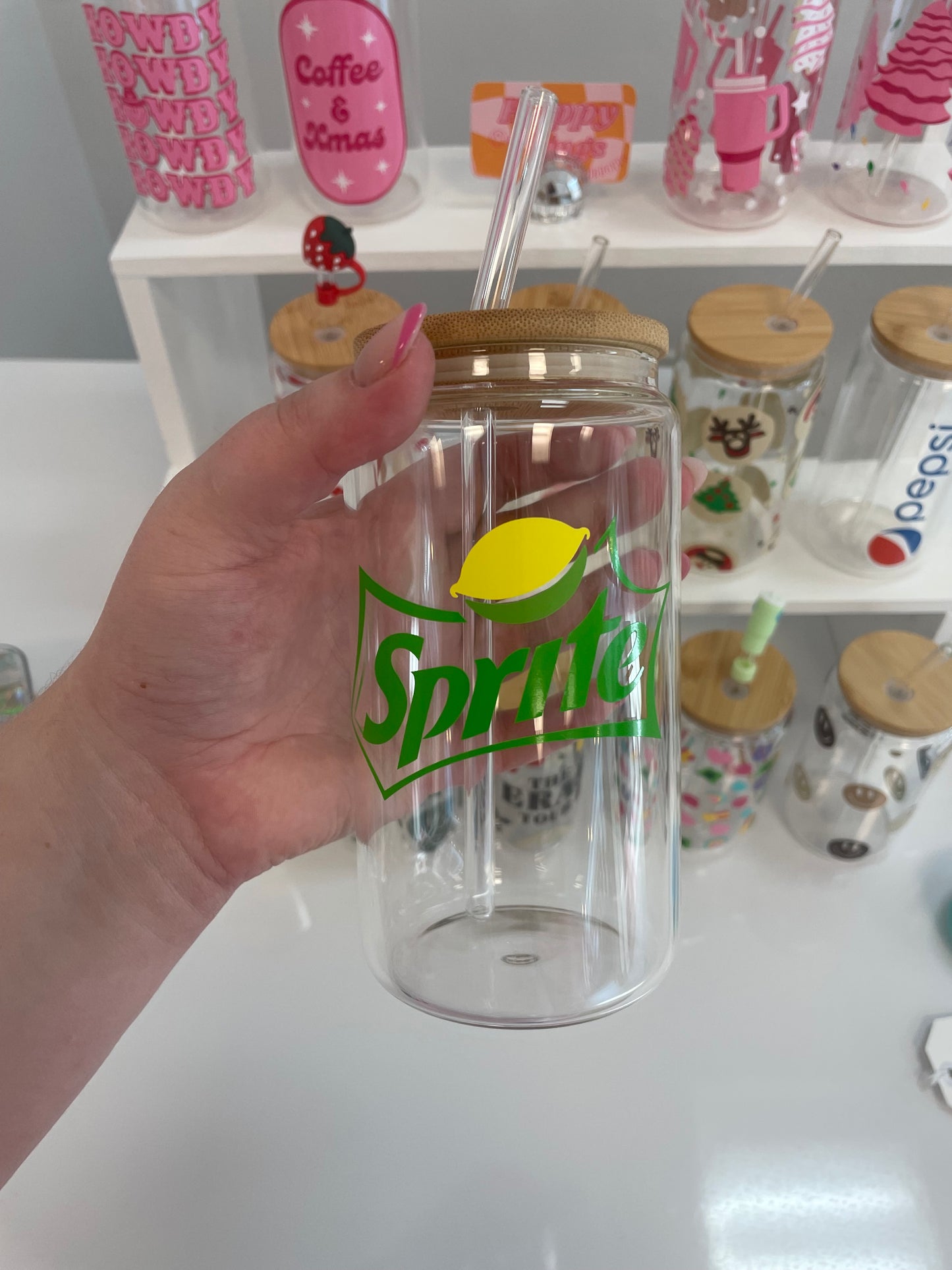 Sprite Can Glass