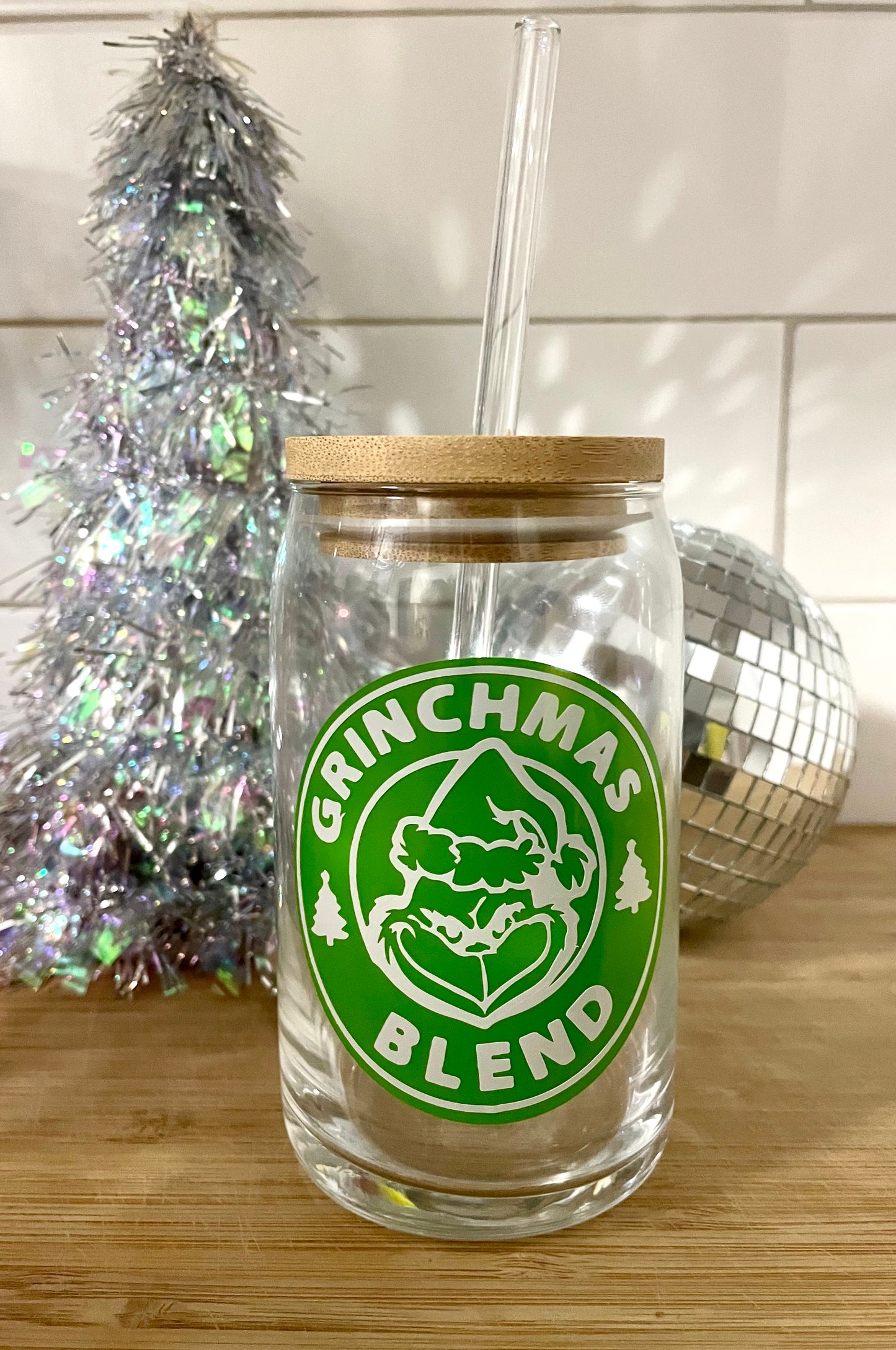 Grinchmas Blend Can Glass