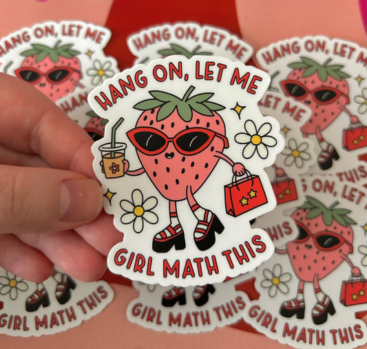 Girl Math Sticker