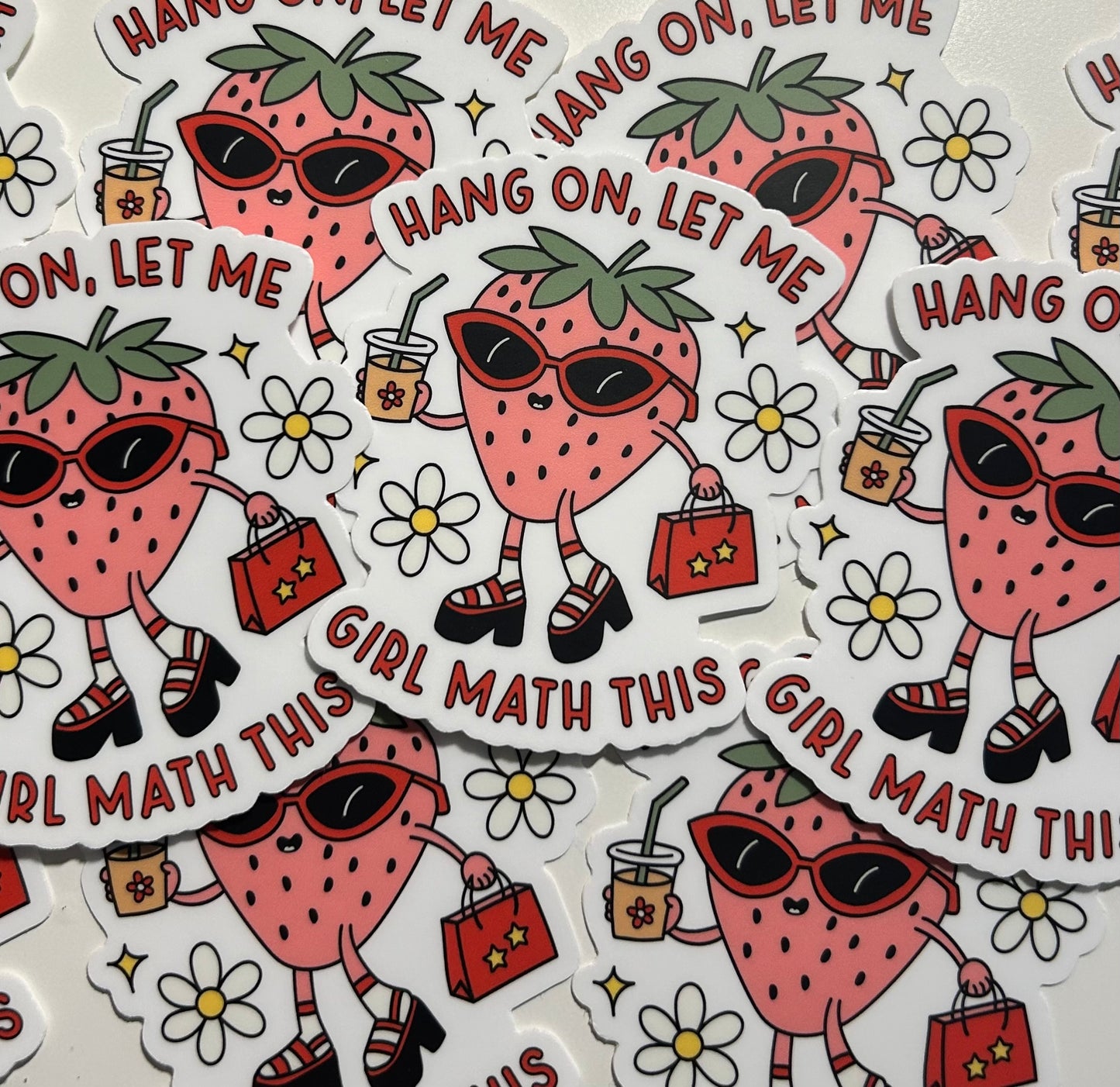 Girl Math Sticker