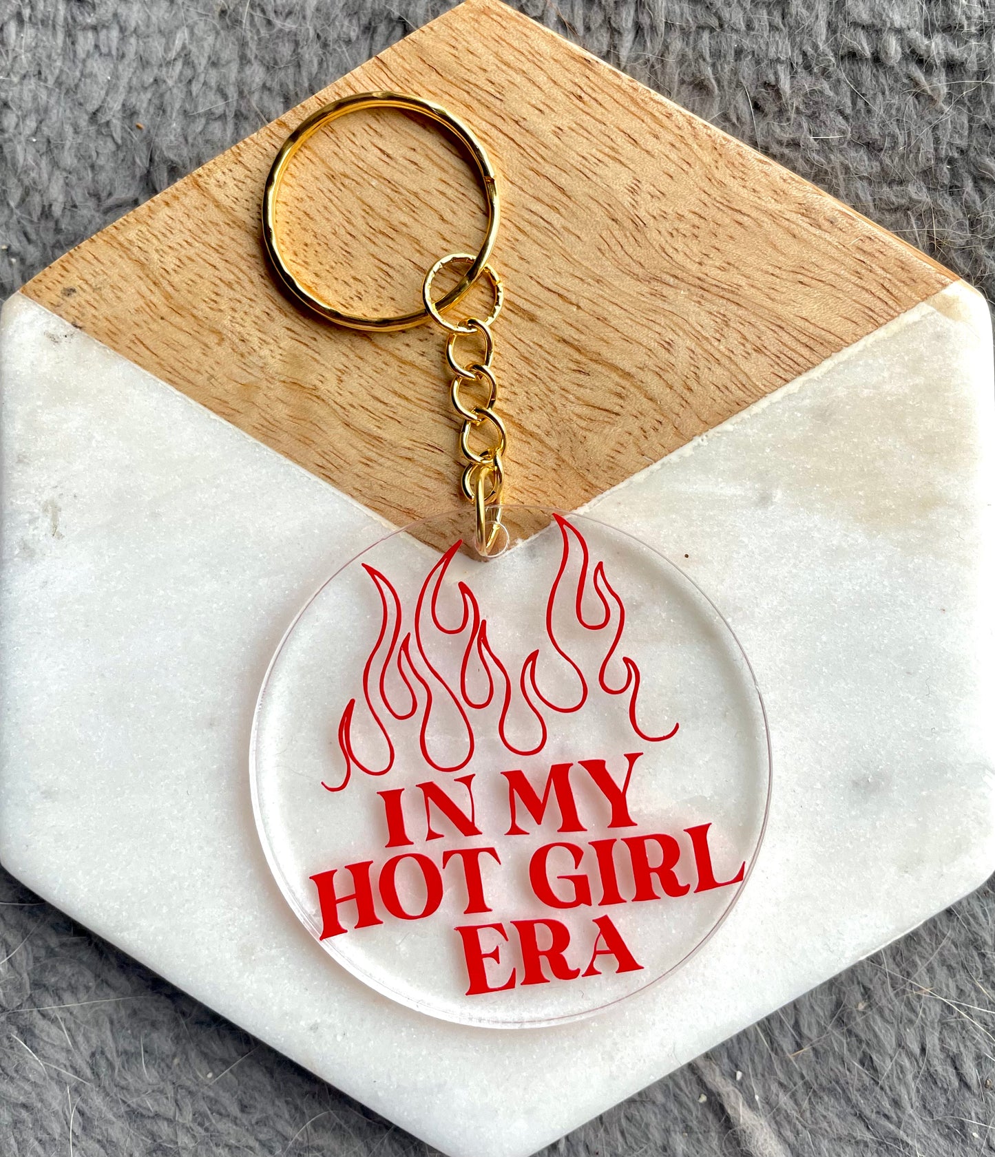 Hot Girl Era Keychain